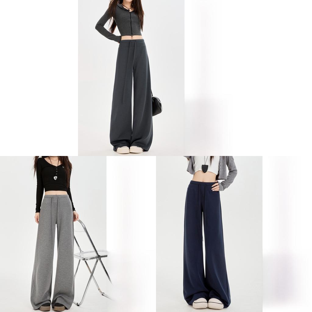 Casual Pants For Women With High Waist And Wide Leg Design For Autumn Comfort