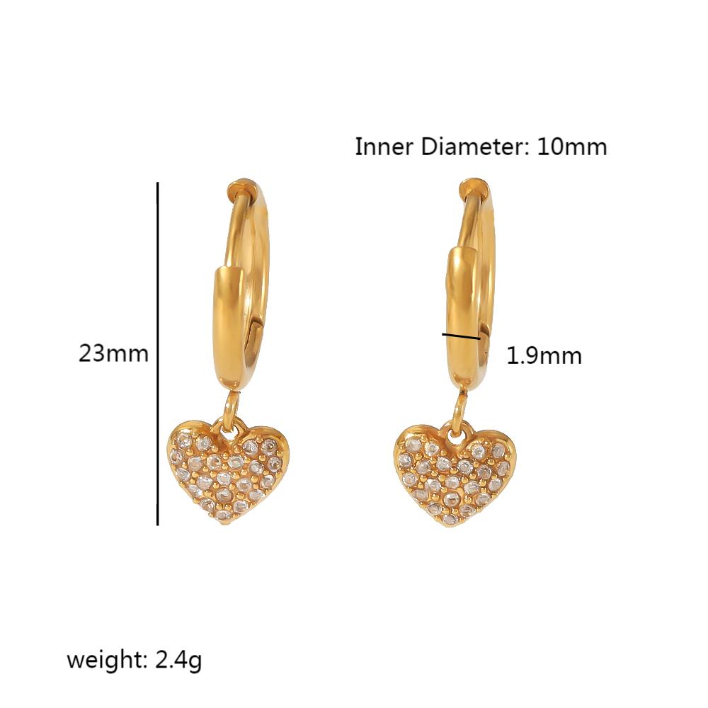 18k Gold Plated Chain Earring Dainty Star Moon Strip Drop Dangle Stainless Steel Long Threader Earring For Women
