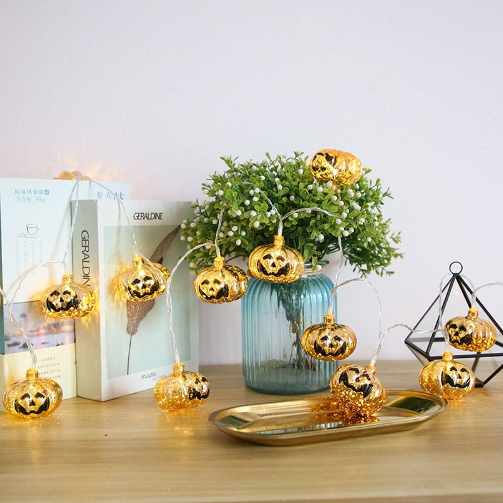 Waterproof Pumpkin Lantern Strings Creative Night Light Halloween Decorative LED Lanterns  Indoor