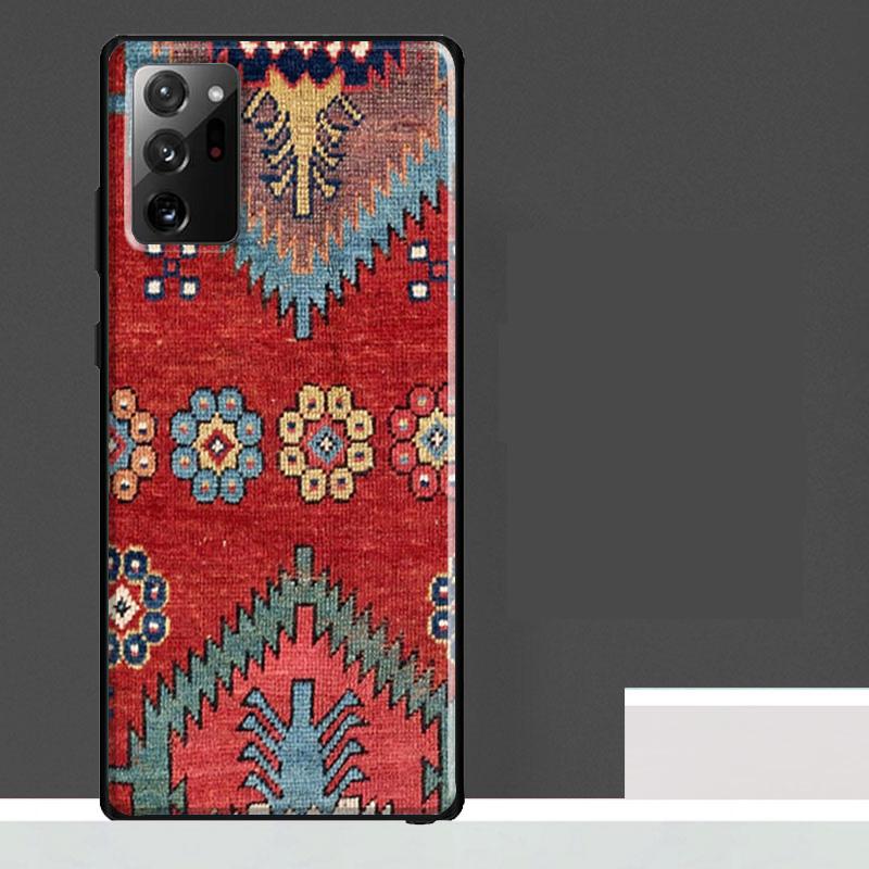 Persian Carpet Floral Pattern Case For Samsung Galaxy S25 Ultra S23 S22 S21 S24 Ultra S9 S10 S20 Plus S24 FE Phone Cover