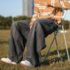 Men's Retro Loose-Fit Japanese Jeans with 3D Pockets and Tapered Legs