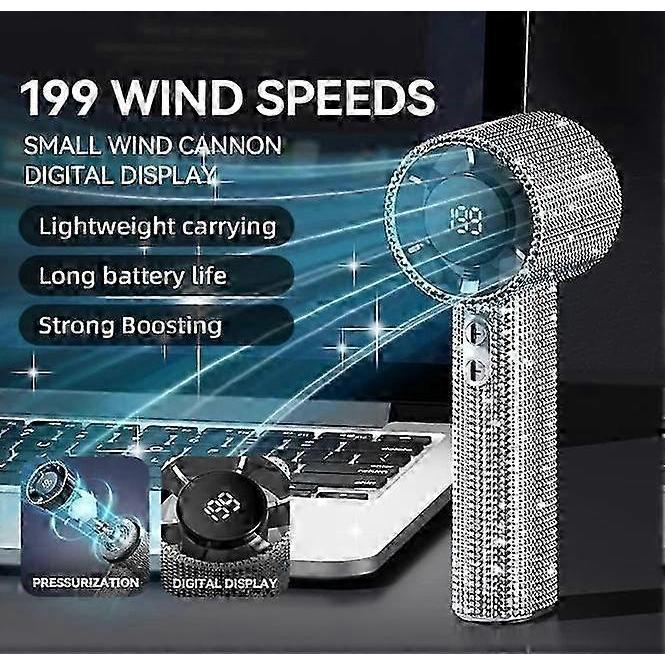 Cichy Mini Wentylator do Biura Podróży Domu Ładowalny przez USB dla Wygodnego Użytkowania Wszędzie Latem