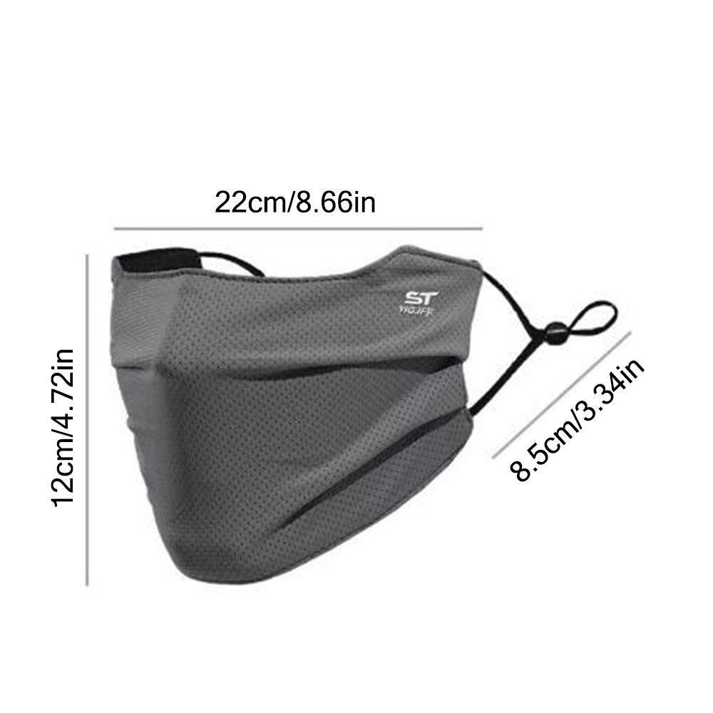 Washable UV Face Shield Reusable Face Cover New Trendy Sunscreen Mask  Outdoor
