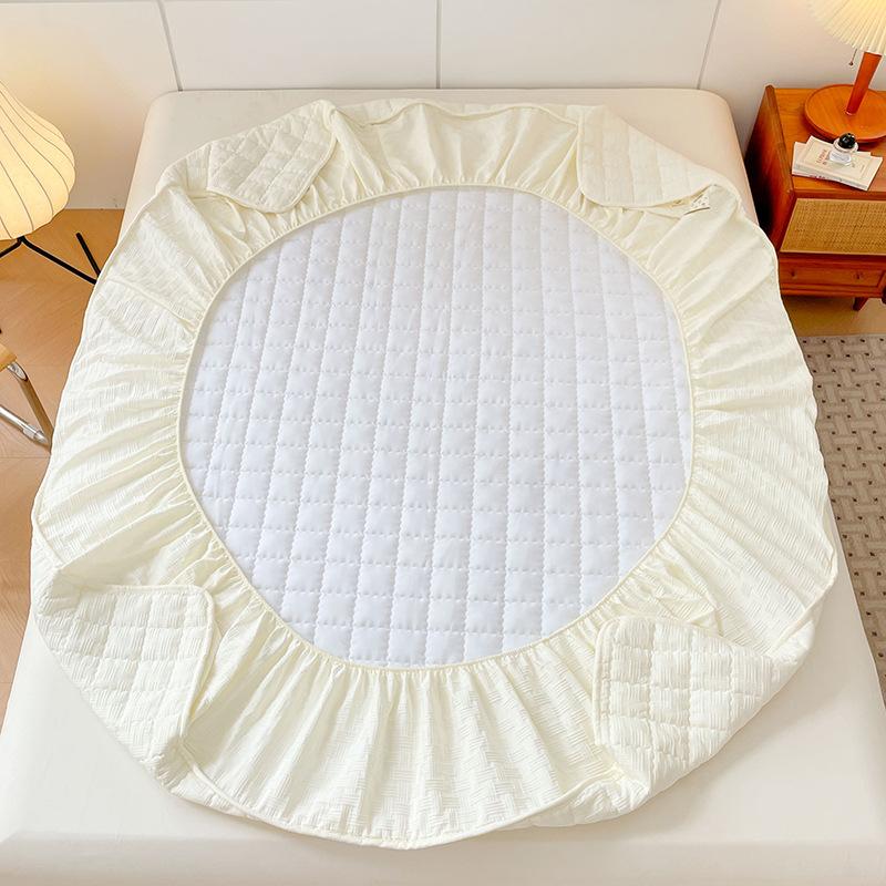 Class A High-quality Quilted Fitted Sheet Bed Cover Dust Cover Taiwan Bed Bag Protective Cover