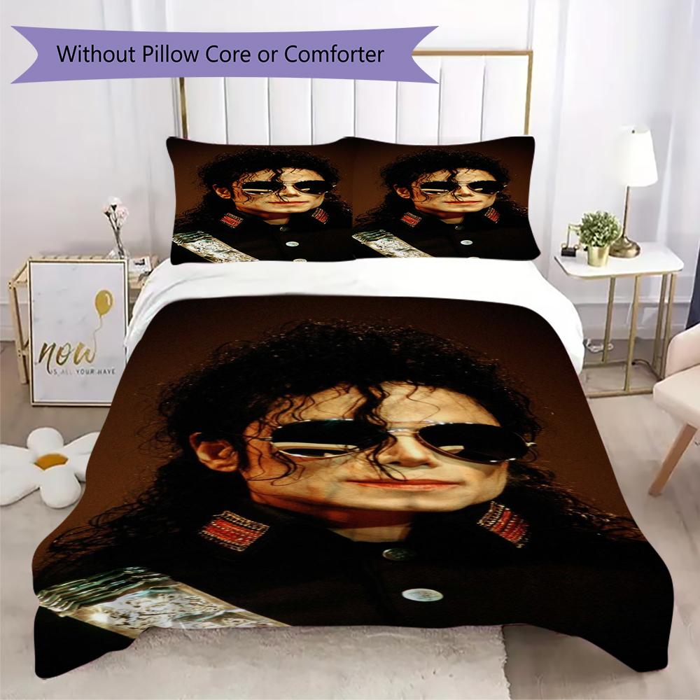 Michael Jackson Pop Bedding Without Core 1 Duvet Cover 2 Pillowcase Without Core Soft And Comfortable Bedding Set Duvet Cover And Pillowcase