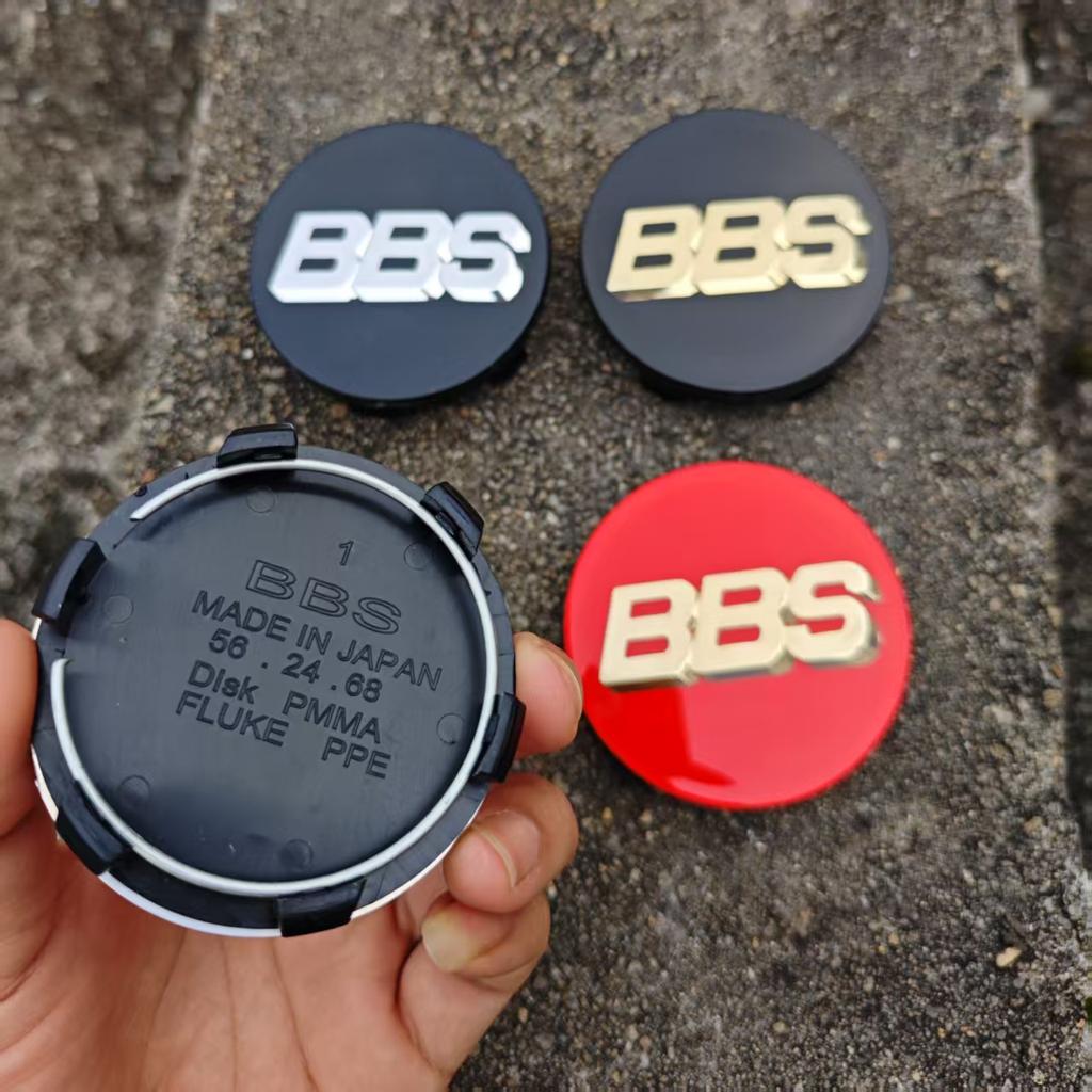 4 Stück 60mm 65mm 68mm Acryl PMMA Planare Oberfläche Auto Radnabe Mittelkappe Nabe für BBS Logo Mittlere Radnabendeckel