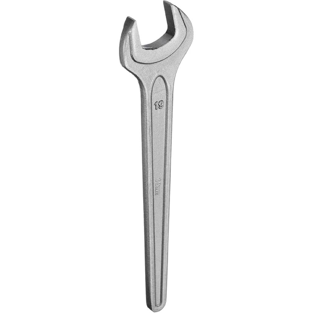 HARFINGTON Single Open Ended Spanner Wrench, 46mm, Thicken CR-V Steel Open End Wrench Tool for for Automotive Repair and Furniture Assembly, Grey