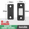 Magnetic Cabinet Catches Magnet Door Stops Hidden Door Closer With Screw For Closet Cupboard Drawer Furniture Hardware XYZ