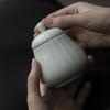 Creative Small Tea Jar household ceramic moisture-proof tea storage jar Small portable tea storage sealed jars Teaware Caddies