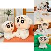 Crayon Shinchan Cute Dog Plush Toy With Pp Cotton Filling For Kids And Collectors