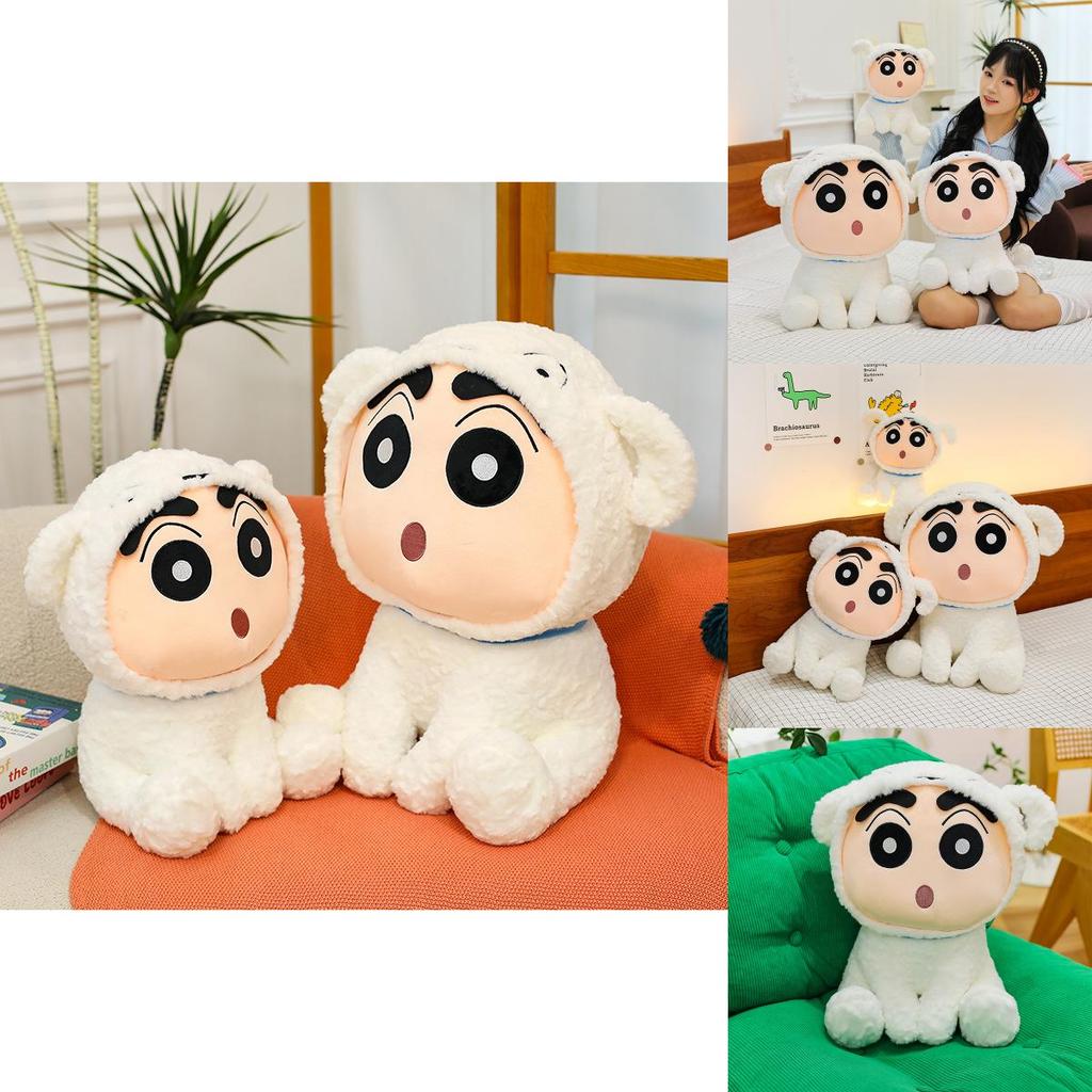 Crayon Shinchan Cute Dog Plush Toy With Pp Cotton Filling For Kids And Collectors