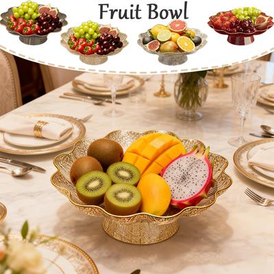 Moderno Supporto Decorativo a Piedistallo Ciotola per Frutta Scolabile Stand portaoggetti per Feste di Matrimonio Anniversari Tazza per Frutta Secca Cupcake Organizer per Stoviglie