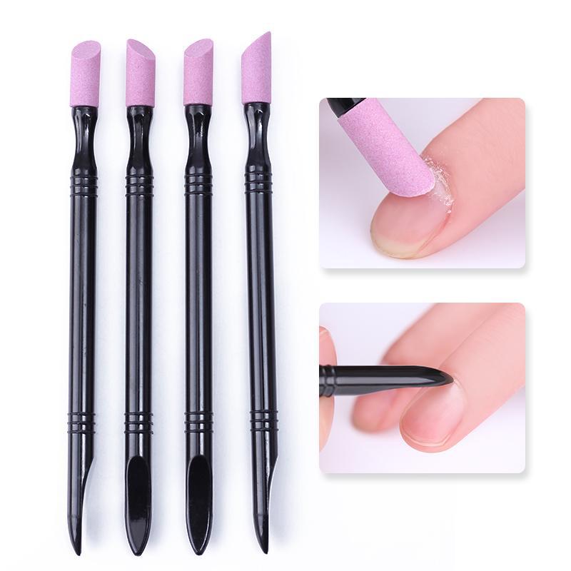 Nail Art Pen Dead Skin Remover Washable Cuticle Pusher Manicure Trimmer Nail Art Tool