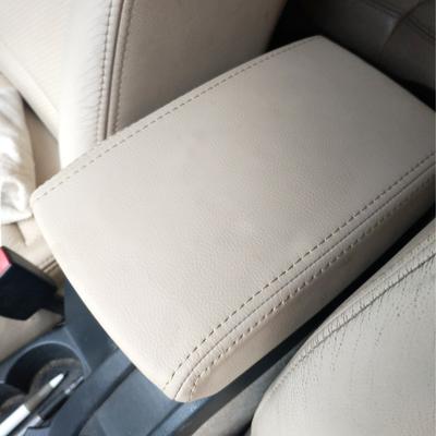 Yumuşak Mikro Deri Kol Dayama Kapağı Skoda Octavia 2007 - 2014 Araba-styling Merkezi Kontrol Kol Dayama Kutusu Cilt Kapak Etiket