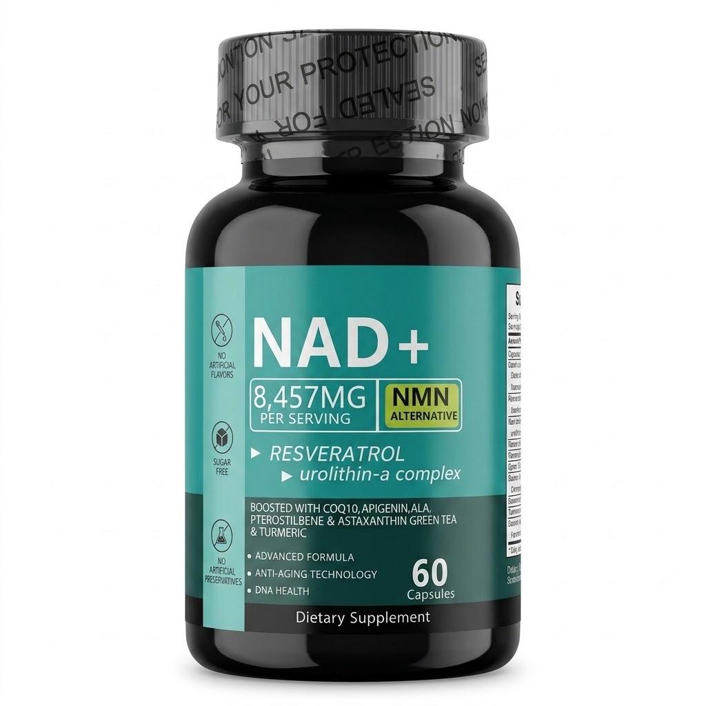 Добавка NAD 8457 мг - Липосомальная альтернатива NAD+ NMN Повышенная сила для женщин и мужчин
