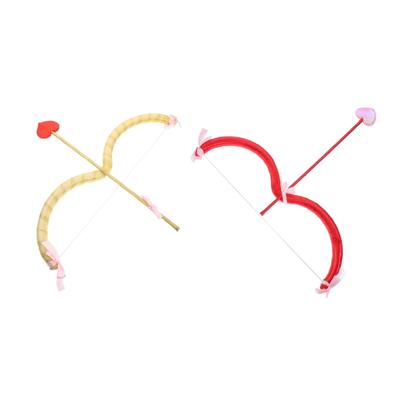 Outfit per San Valentino Set Arco e Frecce di Cupido Accessorio Costume di Cupido Oggetto di Scena per Natale Halloween Festa di Compleanno Oggetti di Scena