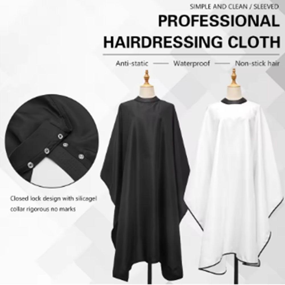 Antistatisk krage Silikon utringning Kappe med silikonkrage Frisørkappe Frisørsalong