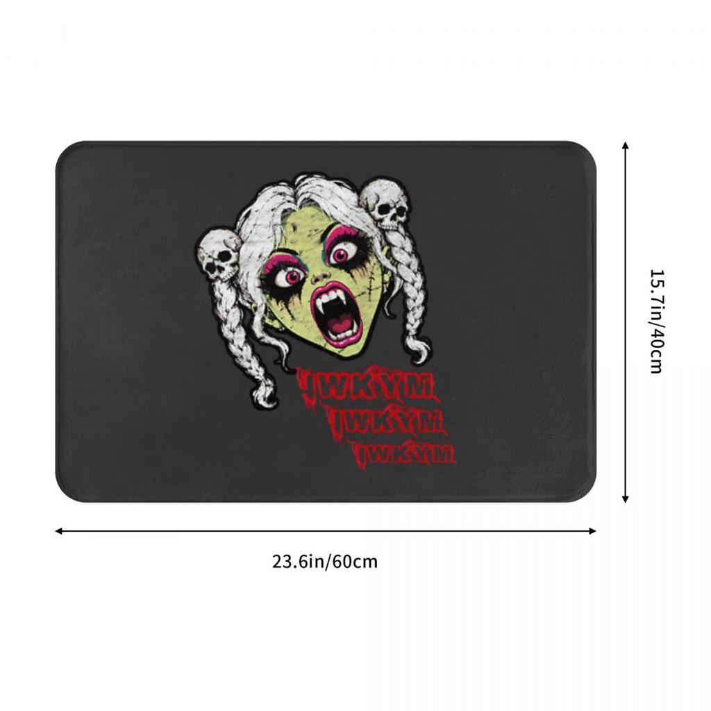 Samantha Iwkym - Dungeon Crawler Carl Matt Dinniman Floor Mat Hallway End Door Outdoor Rug Premium Washable Doormat