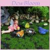 Resin Fairy Garden Miniatures With Cute Bird For Home Decor And Gift Giving