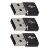3PCS Plug and Play USB 2.0 Male to TypeC Female Adapter  Computer Use