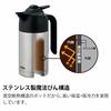 THERMOS Vacuum Insulated Pot Coffee Maker 0.63L Black ECJ-700 BK
