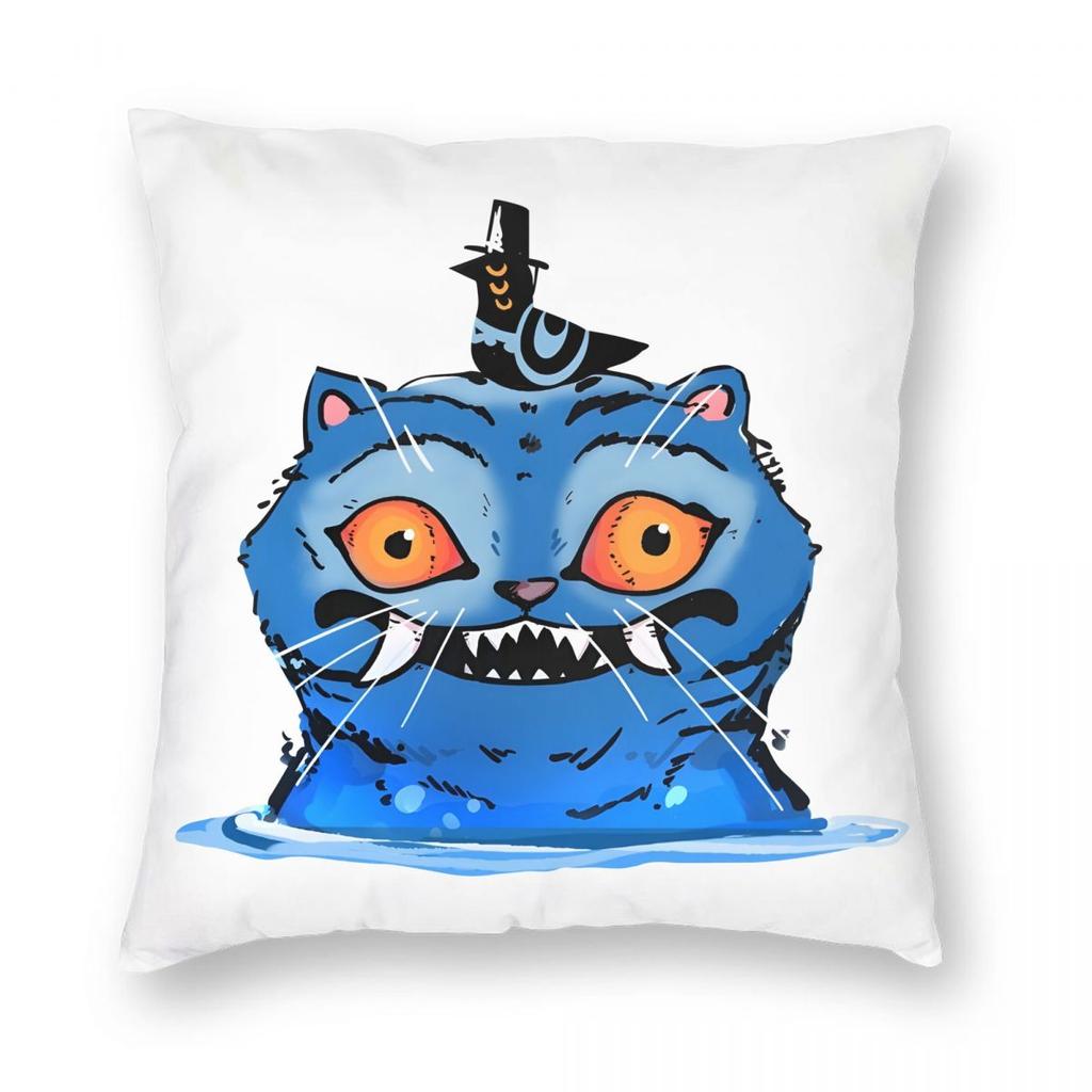 Kpop Demon Hunters Saja Boys Pillowcase Printed Polyester Cushion Cover Gift Pillow Case Cover Home Square 40X40Cm