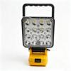 NEW LED Work Lights For Makita/Milwaukee/Dewalt 18V Li-ion Battery Lamp Hand Lantern Spotlight USB Charger Power Tool Parts