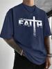 PAYEAH Christian Shirts-Faith & Cross Christian T-Shirts -Faith T-Shirt 100% Heavy Cotton T Shirt