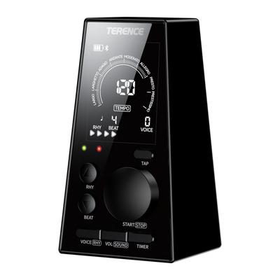 TERENCE T1 Black Pendulum for Instrument Practice and with Metal Compact Loud and Standard Suitable for and Metronome, High-Precision, Performance,