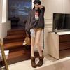 Winter new matte new ugly big head snow boots velvet warm lamb wool Birkencotton boots