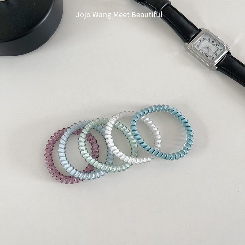 Translucent Crystal Phone Lanyards, Hair Lanyards, High School Girls' Elastic Hair Ties, Rubber Bands, Headbands, and Elegant Hair Bands