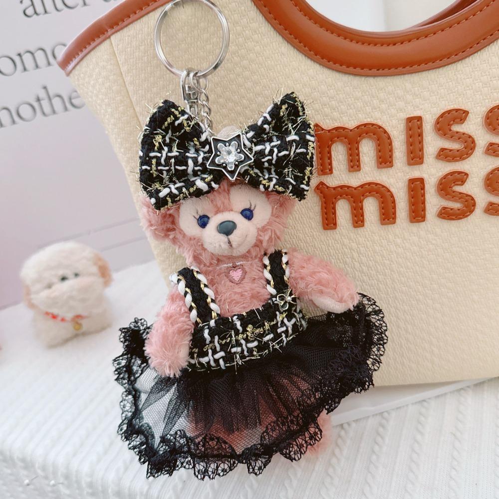 Handmade 17cm Labubu Pendant Clothes Suspender Dress Plush Dolls Clothes 17cm Labubu