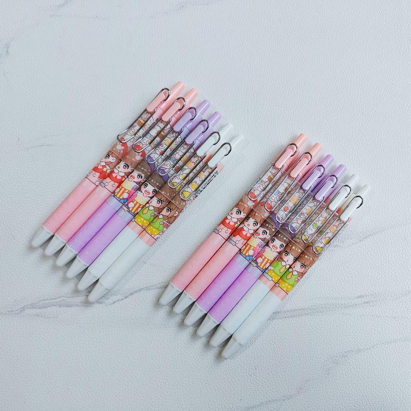 Metallclip-Druckbleistift, Student 0,5 mm Nadel-/Kugelspitze, Schwarze Tinte