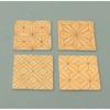10pcs Mini Miniature Dollhouse Floor Boards Multicolors 3*3*0.3cm Wooden Flooring Wood Furniture Wall Floor Decor