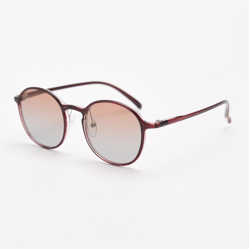 Round Frame UV Resistant Glasses Classic Driving Sunglasses Lightweight Casual Eyewear  Travel