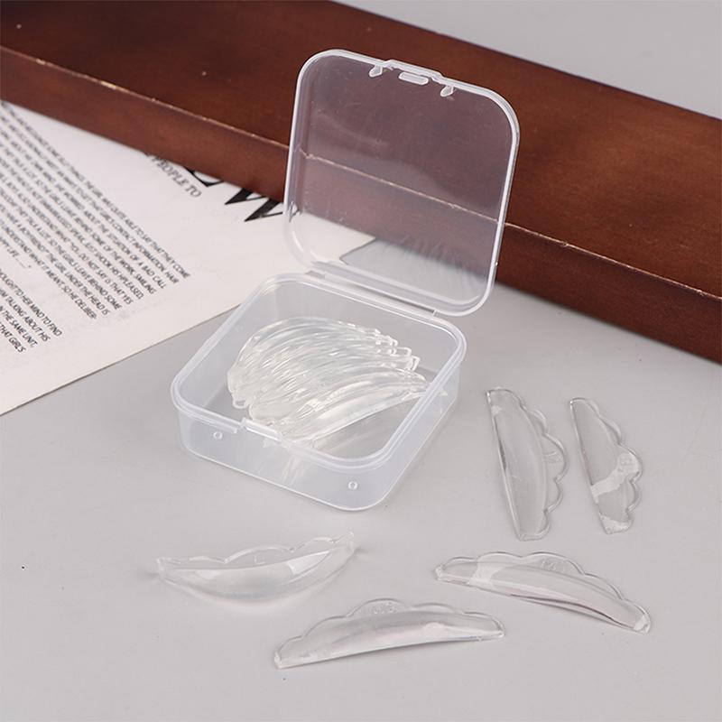 5 Paar Silikon Wimperndauerwelle Pad Wiederverwendbar Waschbar Schild Lifting Wimpernzange Wimpernstäbe