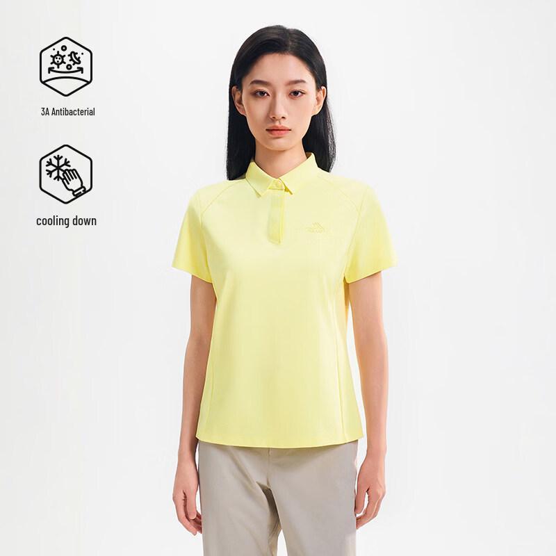 Pelliot Women's Outdoor Elastic Hiking Polo T-Shirt
