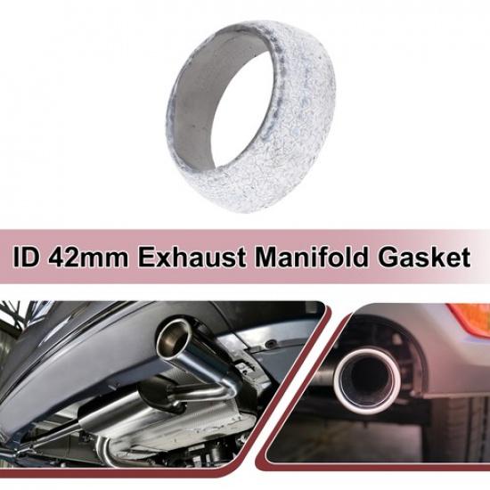 ID 42mm Exhaust Manifold Gasket Exhaust Donut Gasket Muffler Ring Graphite