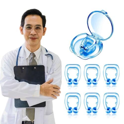 

Set of 6 Magnetic Nose Clips for Snoring, Nasal Dilators, Anti-Snoring, Nasal Breathing Clips, Sleep Aid, Unisex, Washable