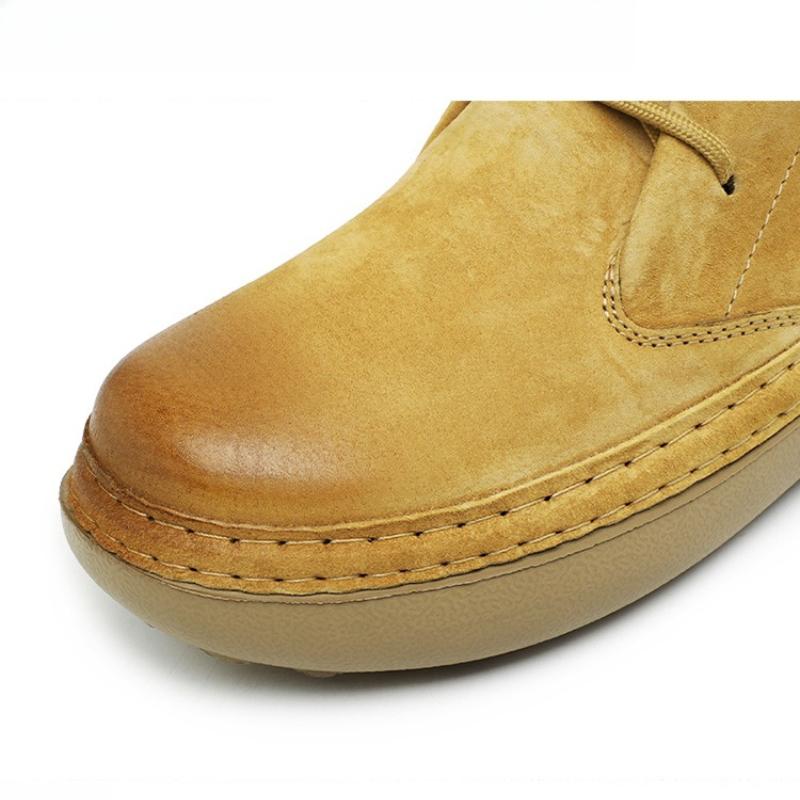 Retro Low-Top Schuhe Herrenschuhe Stil Leder Herbst Neu Lässige Lederschuhe Herren Weiches Leder Weiche Sohlen Herren Schuhe mit großem Zeh