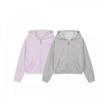 Girls Zip Up Hoodie Km26201