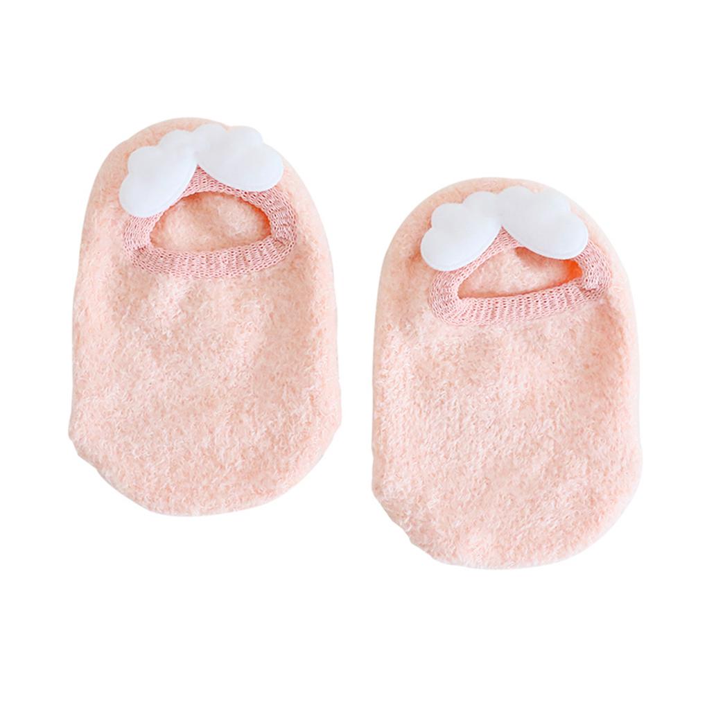 

Baby Toddler Grip Warm Socks Anti-Skidding Seamless Coral Velvet Cartoon Step Socks
