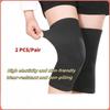 Elastic Knee Pads 2Pcs/Pair Polyester Cotton Non-Slip Sports Fitness Knee Pads Flexible Free Size Breathable Knee Braces