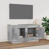 VidaXL TV Stand Concrete Grey 80x35x45 Cm Engineered Wood 819856