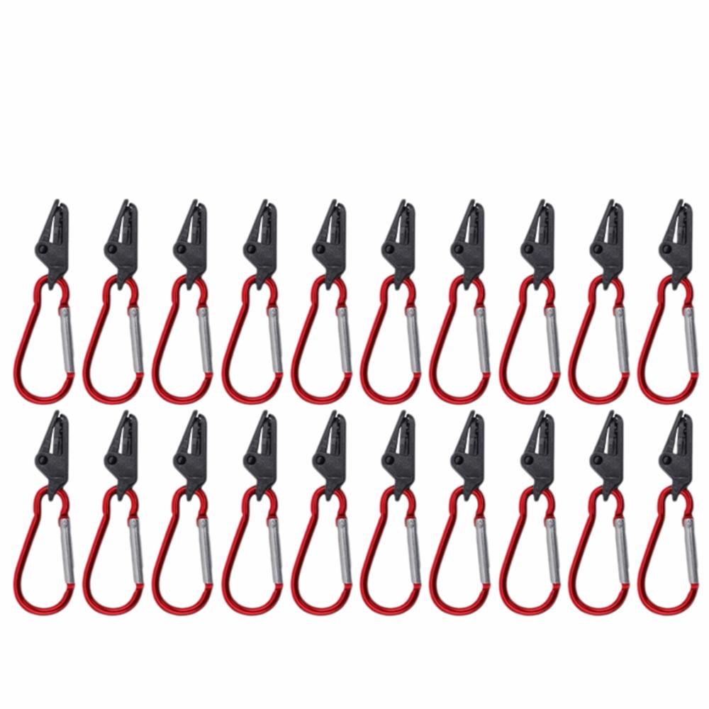 40Pcs Plastic Alligator Tent Clips Anti-Skid Awning Tarpaulin Clips Outdoor Camping