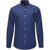 Polo Logo Besticktes Langarm Oxford Hemd Herren Hemden 710816531-002