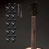 Set of 6 Acoustic Electric Guitar Tuners with Installation Screws and Bushings Suitable for 10mm Left Hand Peg Holes