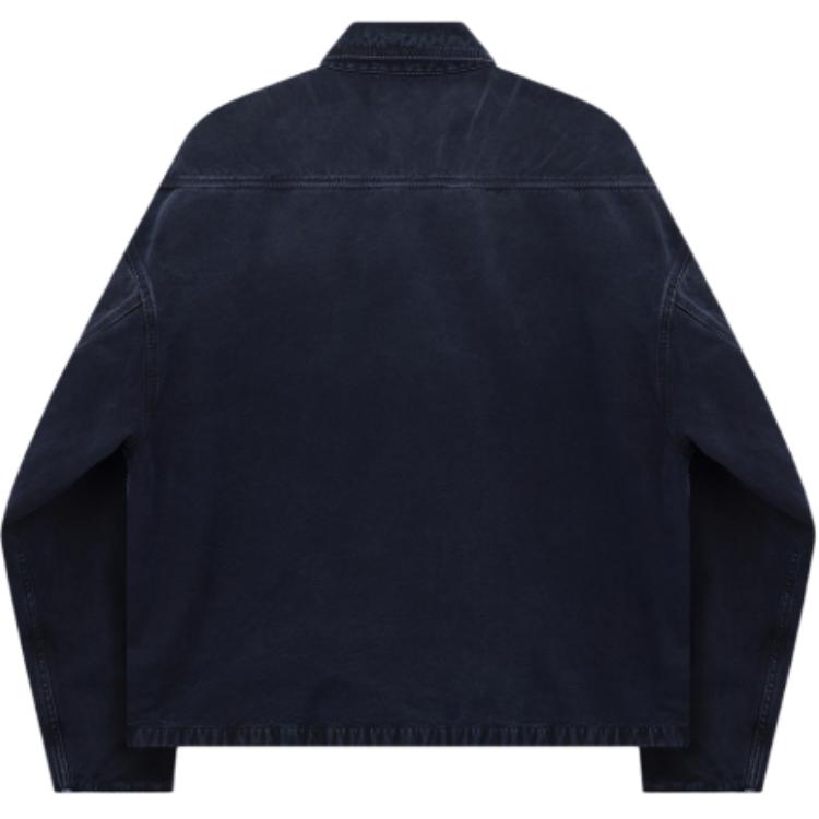 We11done Wide Collar Single-Breasted Long Sleeve Shirt Men shirts WD-DJ2-25-316-M-BL