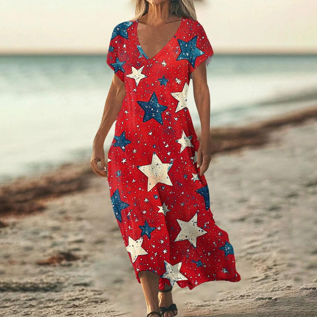 Flag Dress for Women 4Th Of July Dresses for Women Patriotic Dress for Women Dress for Women Flag Dress