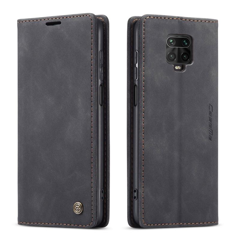 

Redmi Note 9 Pro Case Leather Magnetic Flip Case For Etui Xiaomi Redmi Note 9S Cover Xiomi 10T Pro Lite Redmi note9 Pro Max Case Redmi Note 9S чёрный